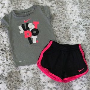 Toddler Girl 2T Nike Dri Fit Shorts Outfit